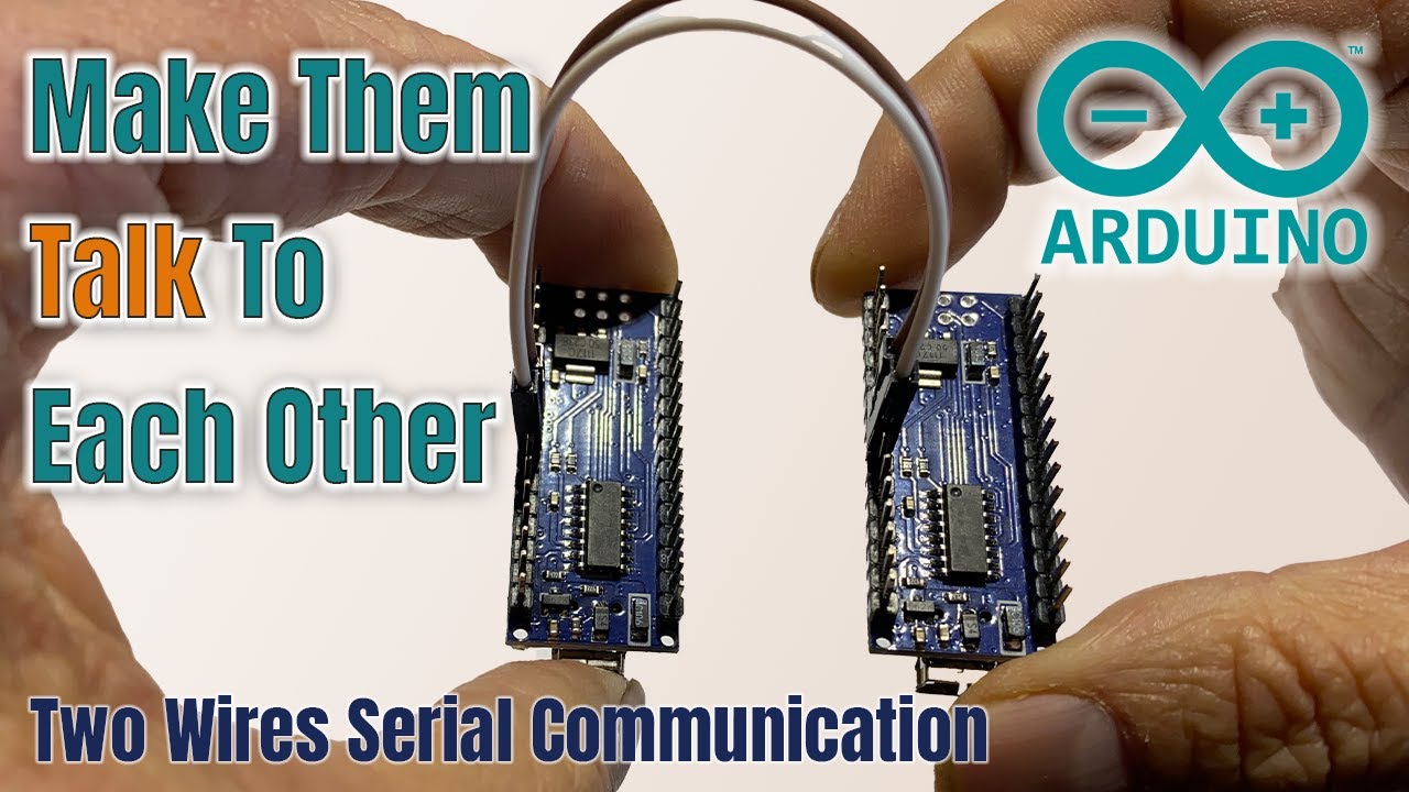 Легкое взаимодействие между двумя устройствами Arduino с помощью всего двух проводов!