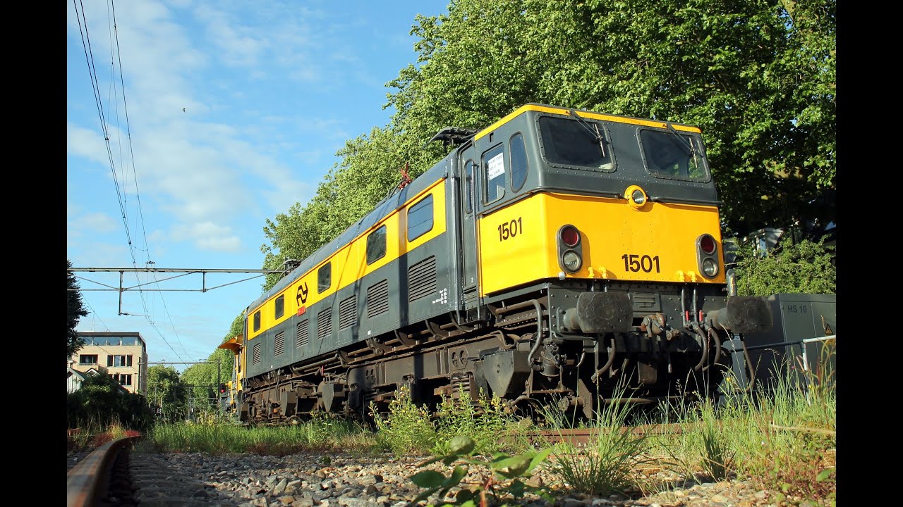 Locomotief 1501 naar het Spoorwegmuseum gebracht