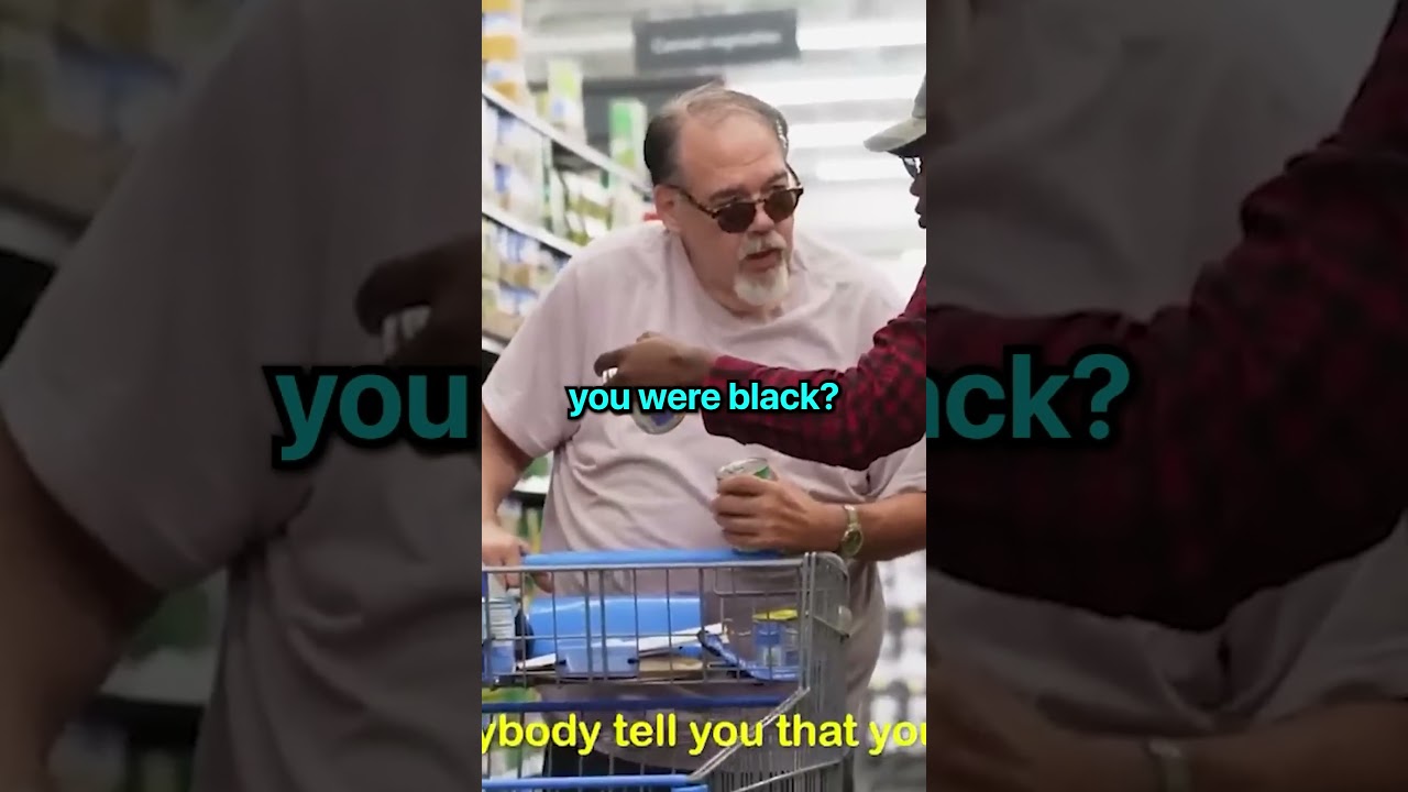 Pretending to be a Blind White Person But I'm Black..💀 #kaneljoseph #prank