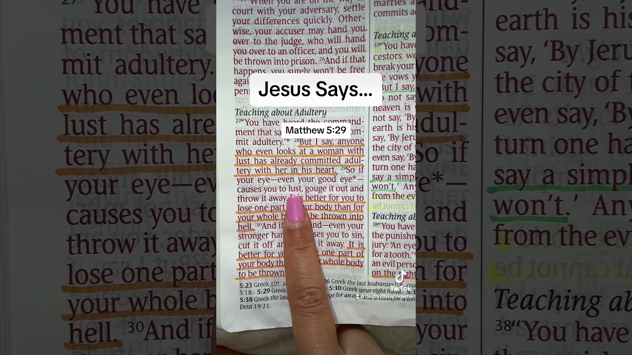Matthew 5:29