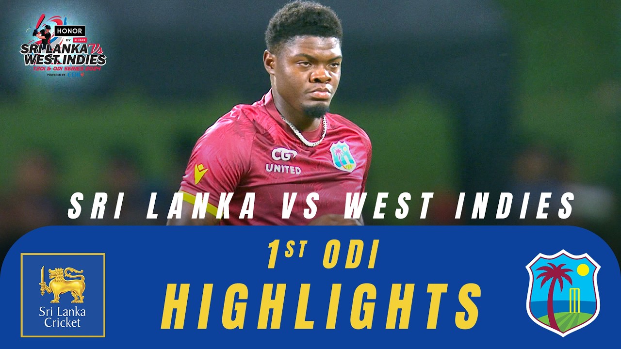 1st ODI | Highlights | West Indies Tour Of Sri Lanka | 20th October 2024