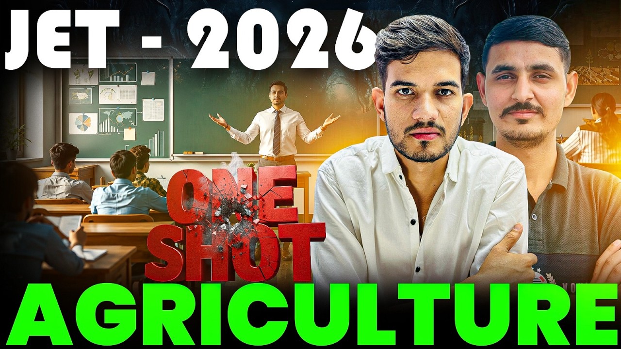 JET 2026 Most Important Questions 🔥 | Best JET Coaching Jaipur | Bright Agro Classes #jet2026