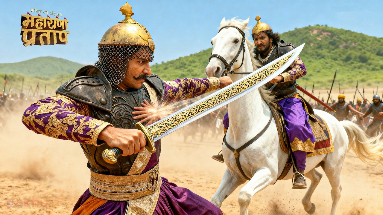 महाराणा प्रताप ने 80 किलो की तलवार से किया अकबर की छाती पर वार | भारत का वीर पुत्र | Maharana Pratap