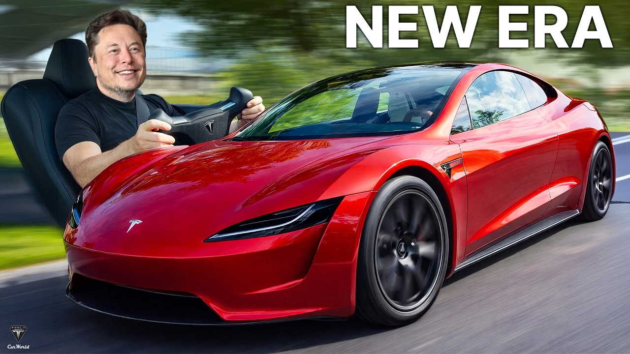 Tesla Roadster 2026 &ndash; elegancki design i specyfikacja WYCIEKŁY przed kwietniowym wydarzeniem! Now...