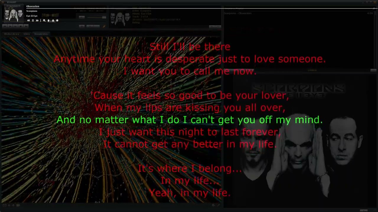 Scorpions &ndash; Obsession &bull; song with karaoke/synchronized lyrics