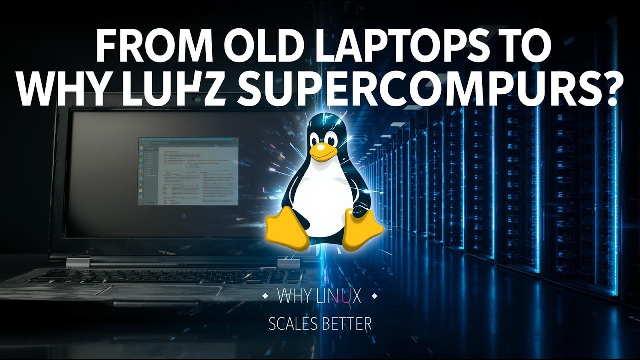 Почему Linux лучше масштабируется от старых ноутбуков до суперкомпьютеров