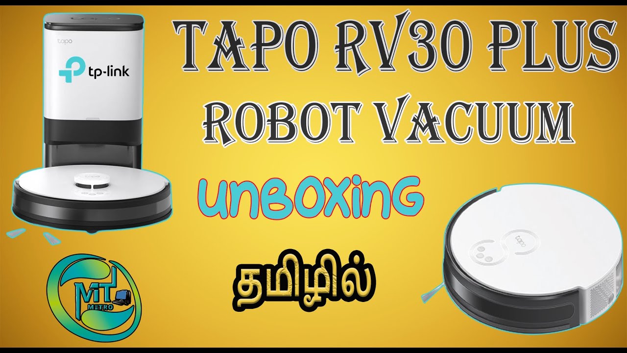 TAPO RV30 Plus Robot Vacuum Unboxing தமிழில்