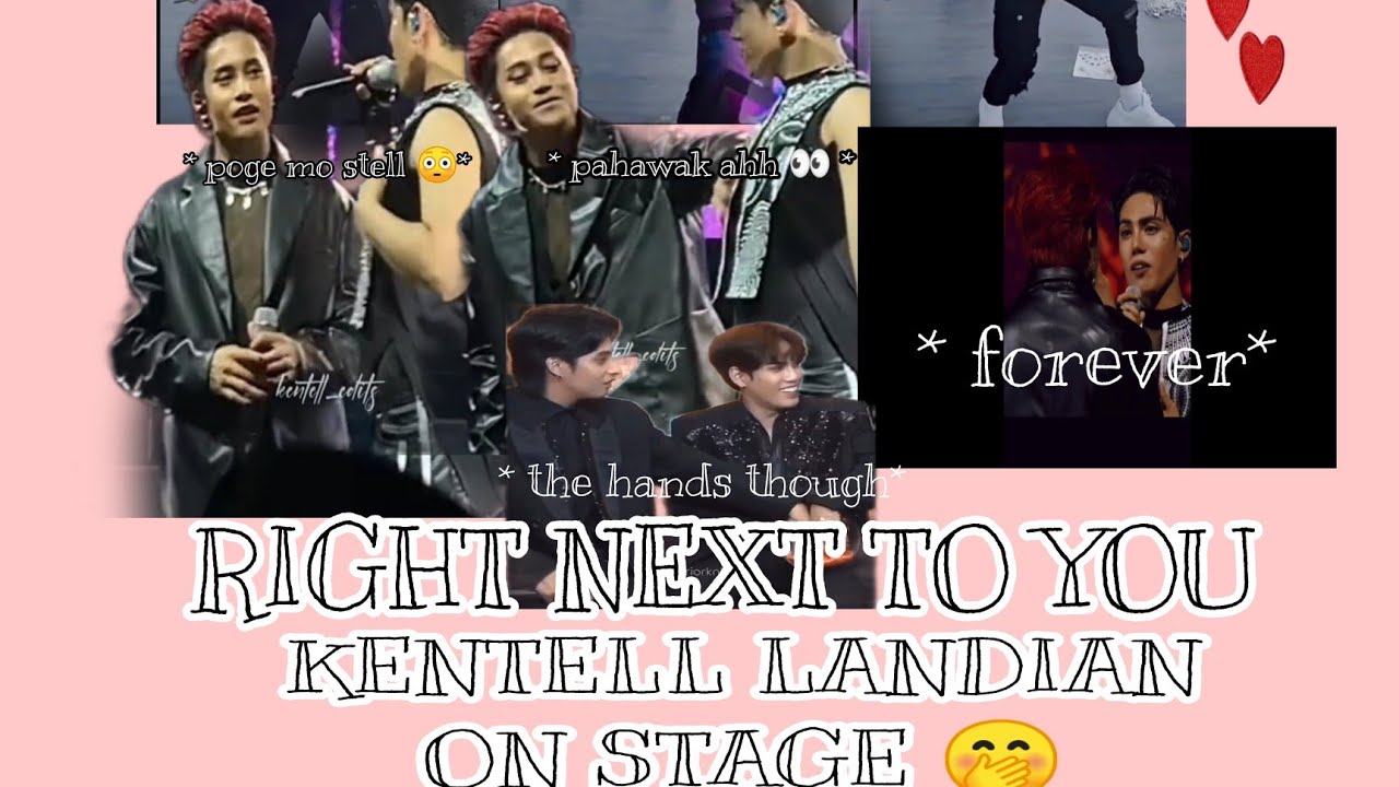 KENTELL RIGHT NEXT TO YOU ♥️🤭 LANDIAN ON STAGE !!