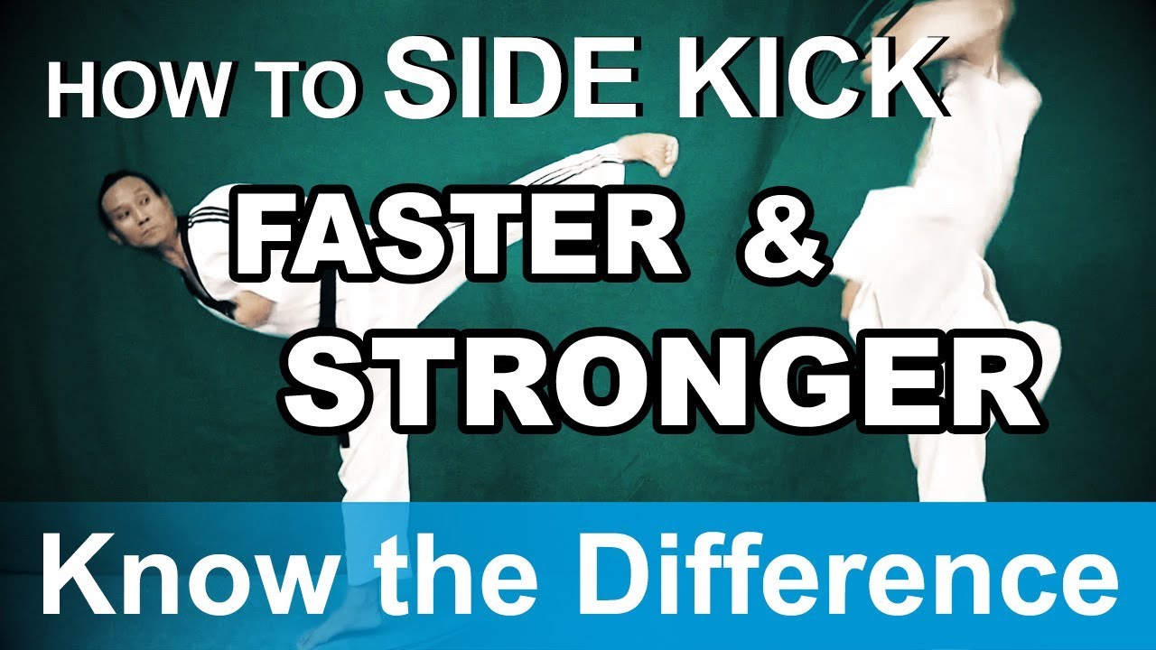 Taekwondo Side Kick Tutorial | Stronger or Faster | TaekwonWoo
