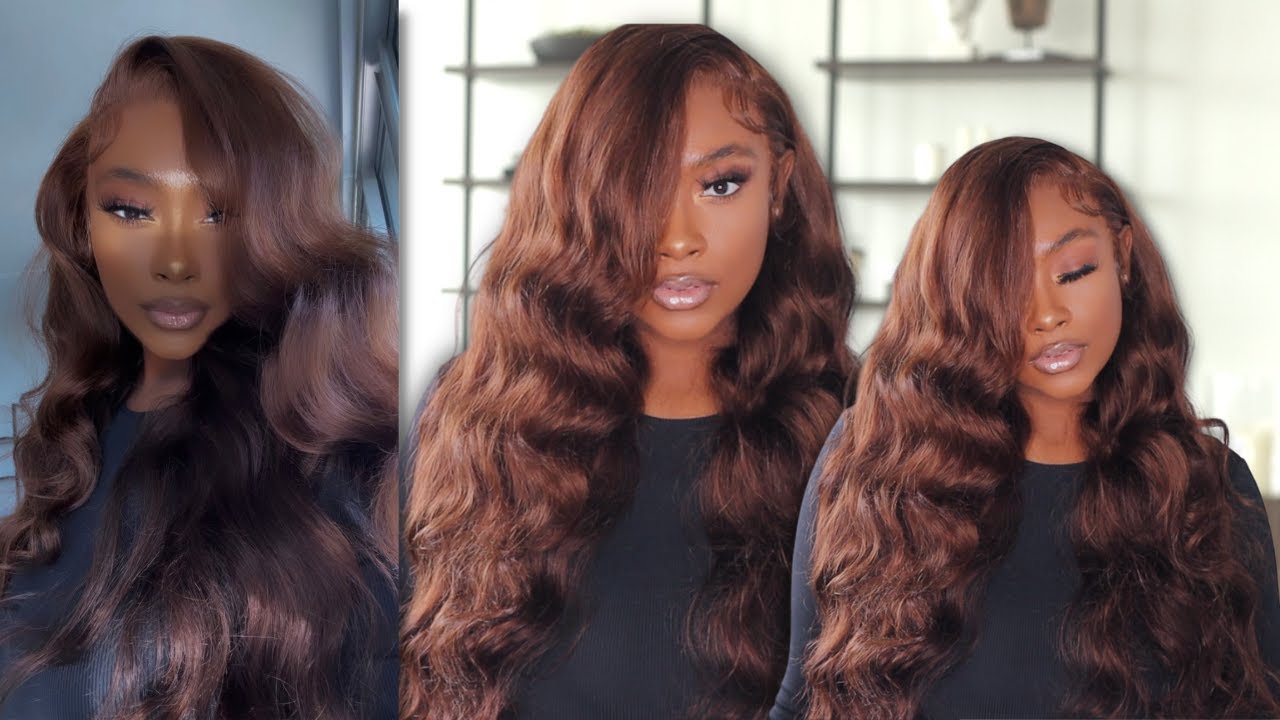 😍PERFECT VOLUMINOUS CHOCOLATE BROWN FLIP OVER WIG INSTALL FOR BROWN GIRLS|MEGALOOK HAIR