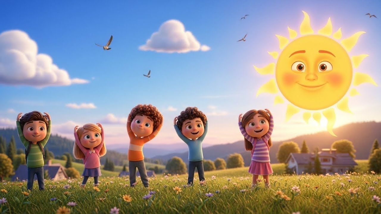 Mr Sun’s Good Morning Song | Morning Rhyme for Kids | Nursery Rhymes & Songs for Children