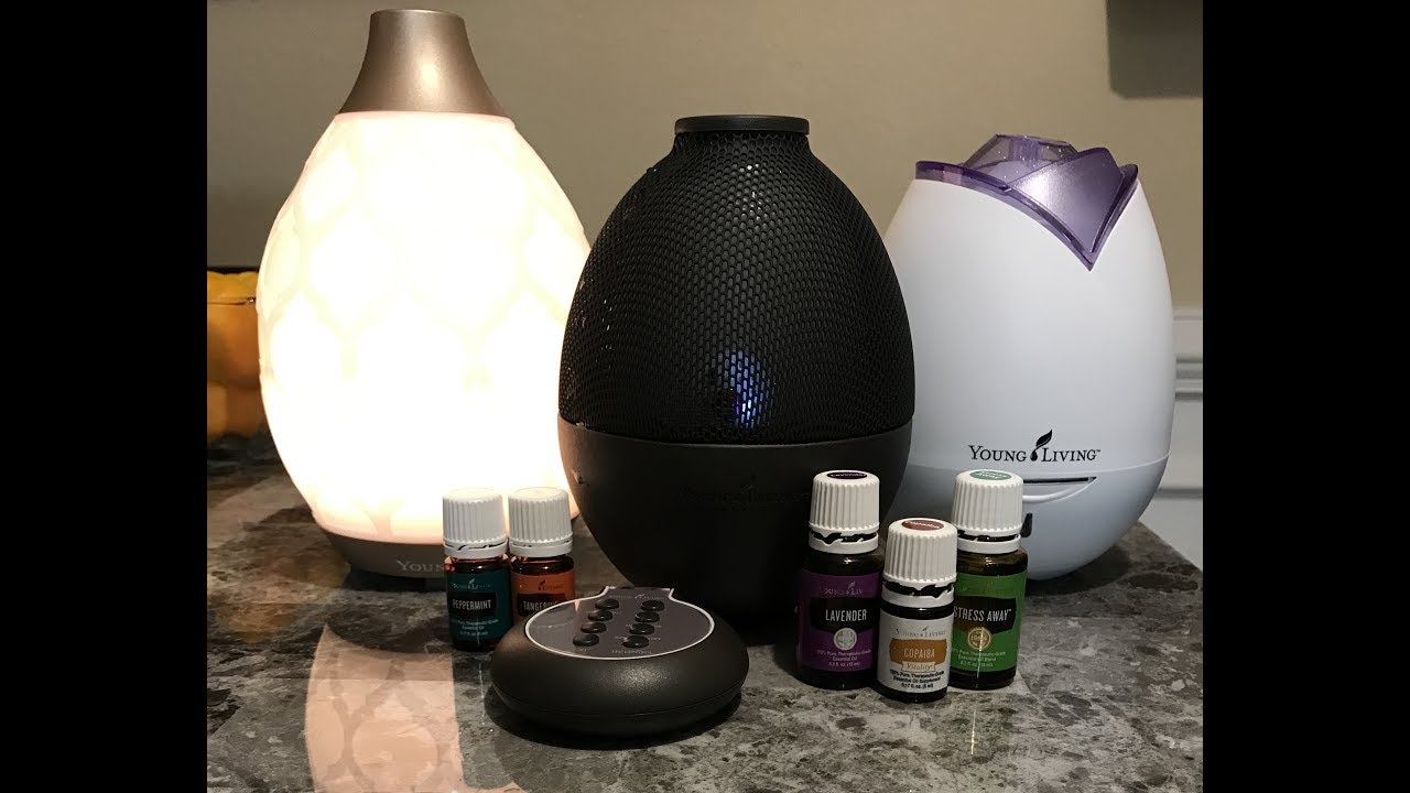 Young Living Diffusers Demo - New Desert Mist, Rainstone, Rose Home Diffuser || Premium Starter Kit