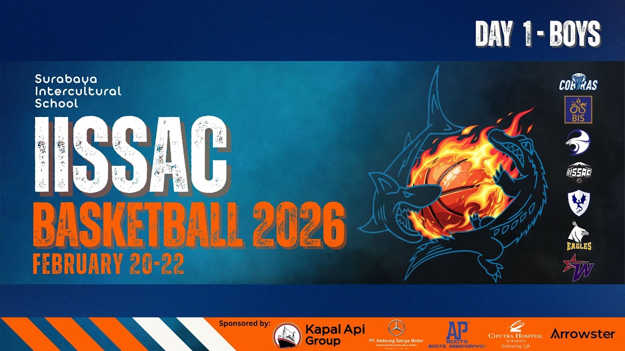 IISSAC BASKETBALL 2026 BOYS  - FRIDAY 20 FEBRUARY 2026 (DAY 1)
