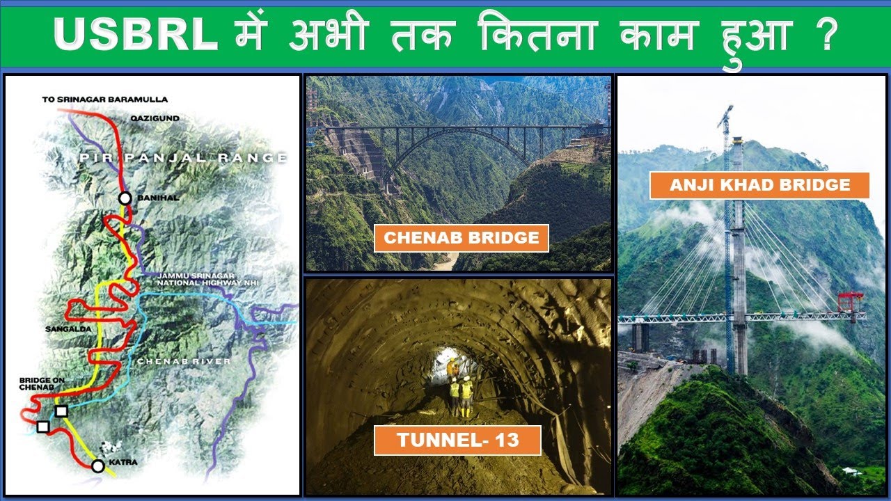 USBRL Project update | Chenab Rail Bridge update | Anji Khad Bridge | Tunnel 13 | Papa Construction