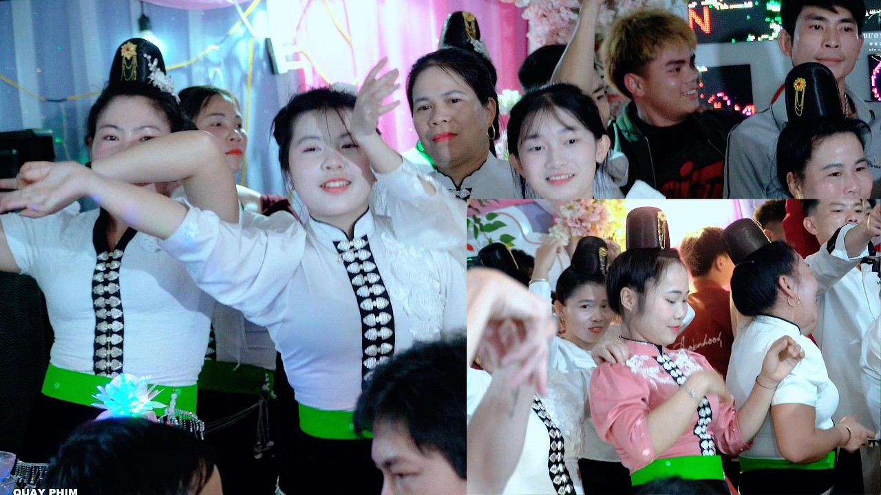 NHẢY SẬP SÀN CÙNG CÁC ẾM PẢ BẢN SÁI LỄ THÀNH HÔN [ CR.VĂN THẮM & CD.NGỌC LAN ] TẠI BẢN SÁI - XÃ TG