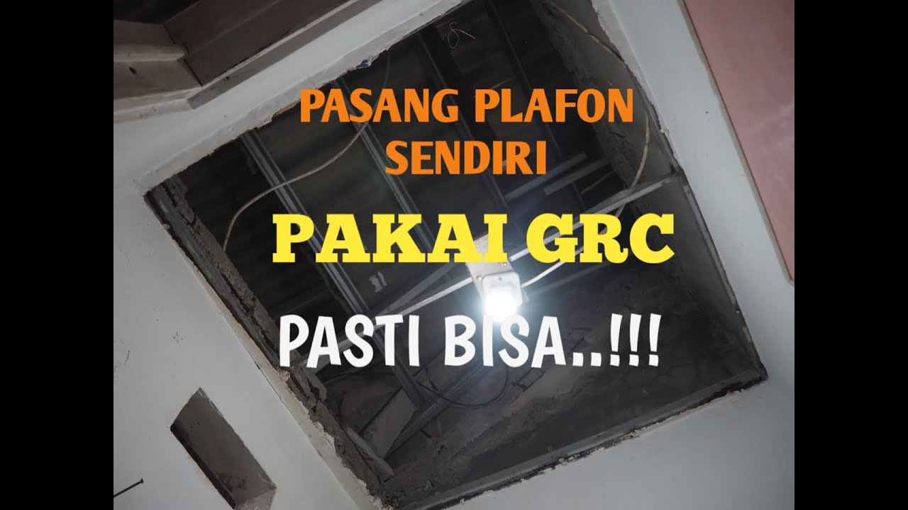 CARA MEMASANG PLAFON KAMAR MANDI PAKAI GRC