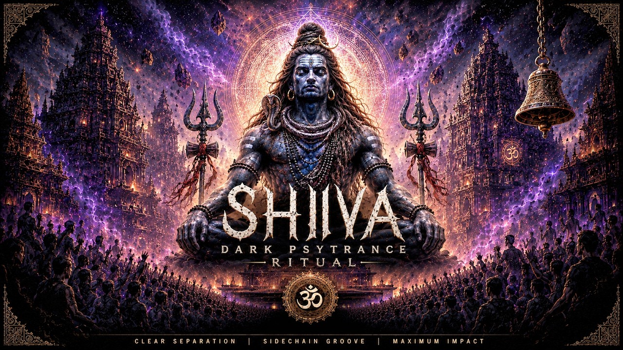SHIVA DARK PSYTRANCE 🔥 Powerful Tribal Bass & Cosmic Trance Ritual