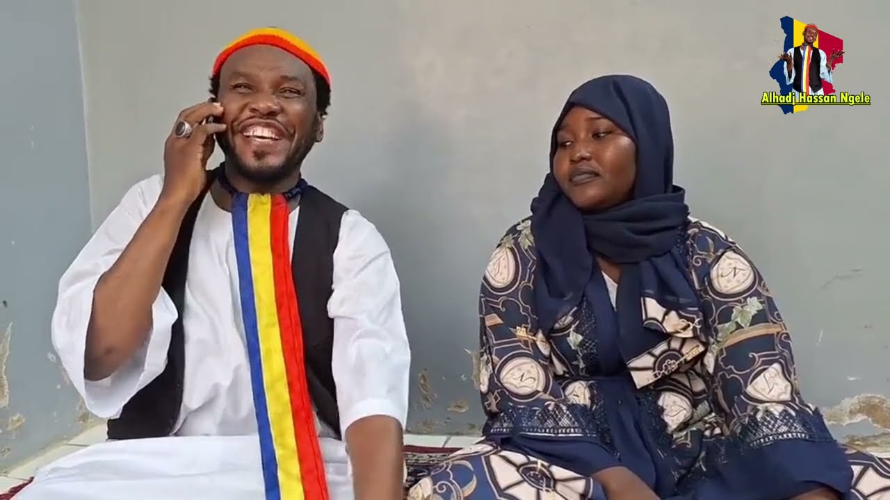 Alhadj Hassan Ngele comédien tchadien Kharif alme akala théâtre tchadien #comedy  wus prod