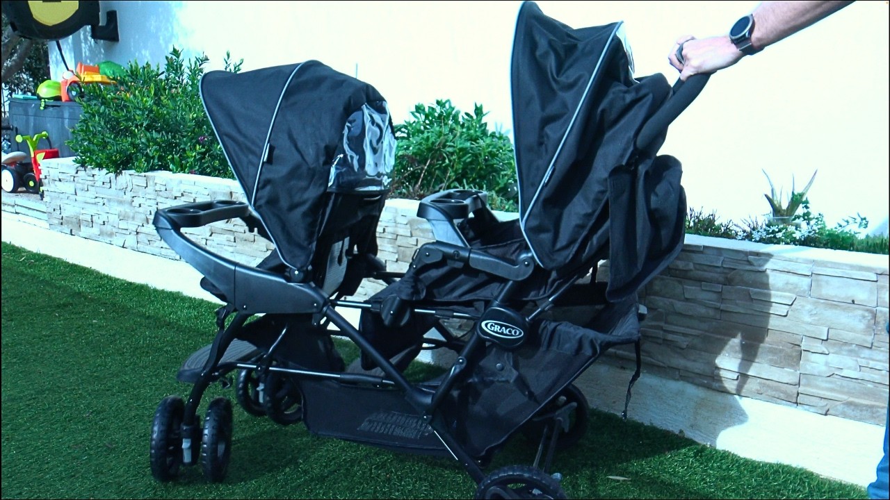 Graco Stadium Duo : Poussette double tandem dès la naissance