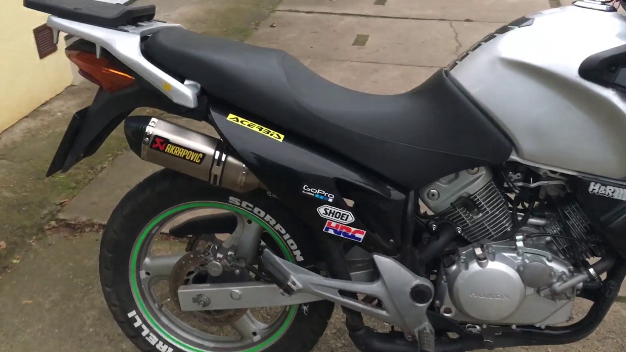 Honda Varadero 125 sound Akrapovic