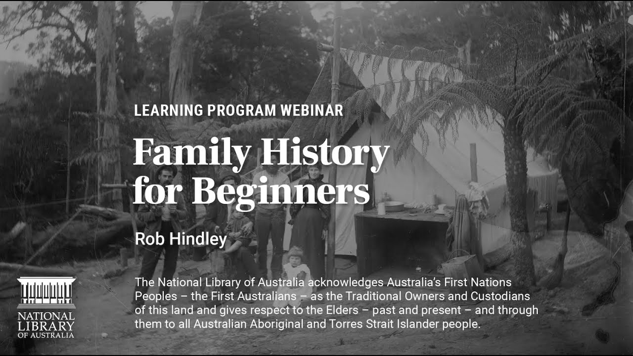 Learning webinar: Family history for beginners