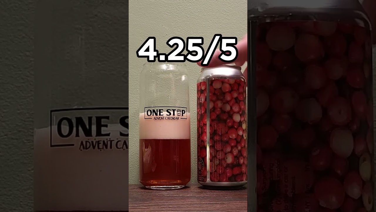 Cranberry White Grape from Tin Barn Brewing #beer #craftbeer #beerreview  #shorts