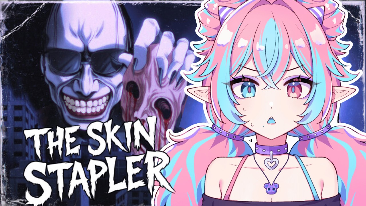 【THE SKIN STAPLER】trying horror game demo!!