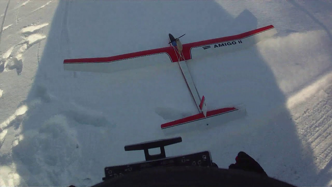 Amigo II Graupner flights in winter 14.02.2021