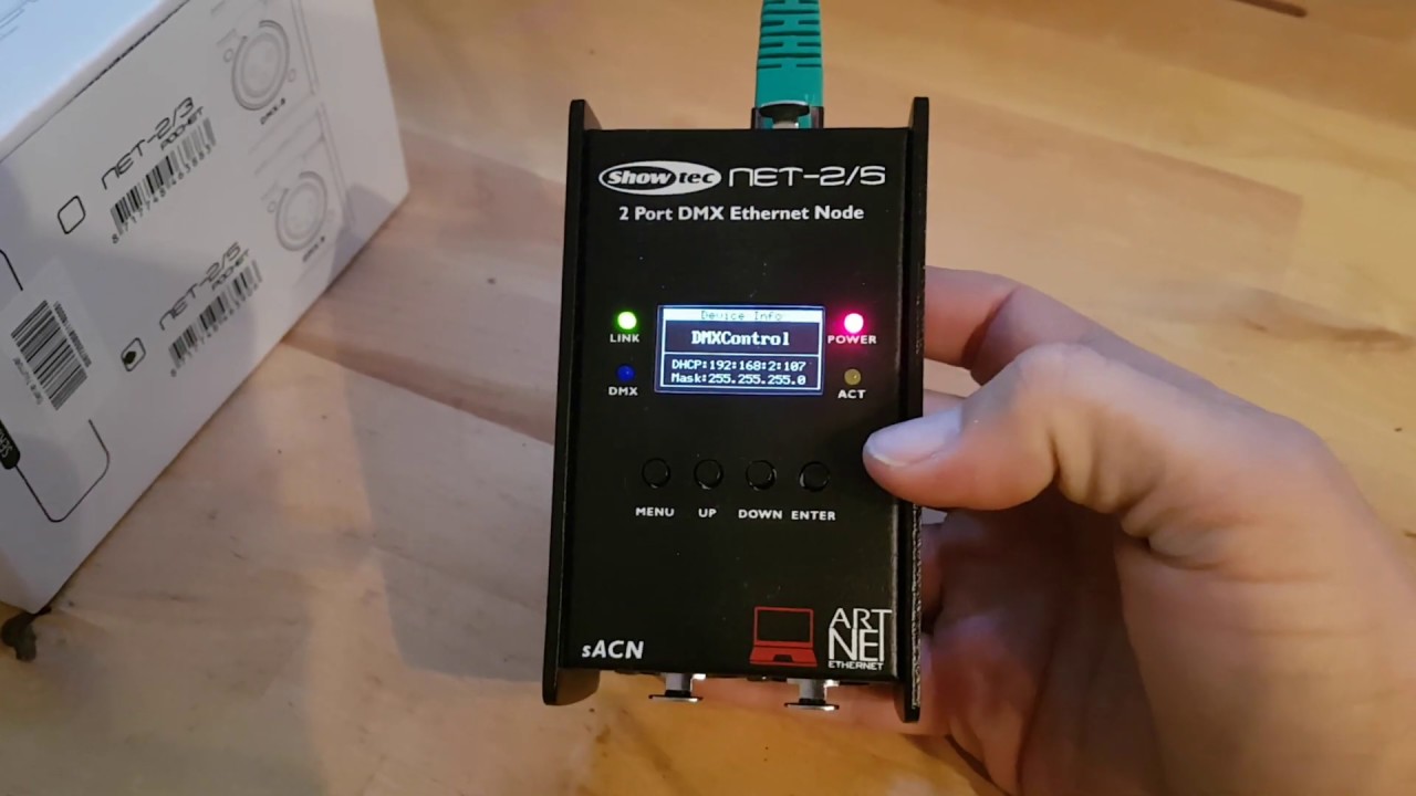 Showtec Net-2/5 Review der Verbindungsprobleme (FW 0.4 / 0.6)