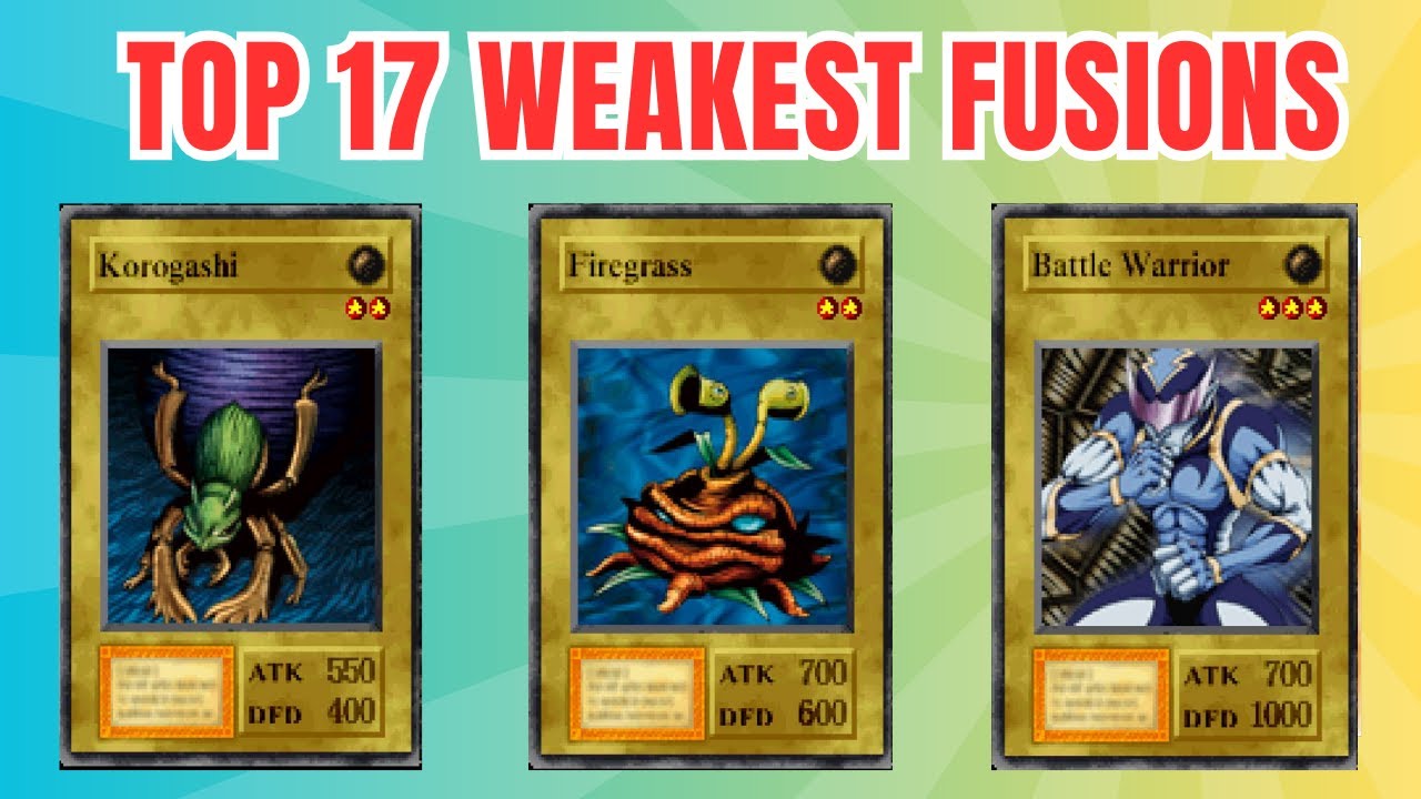 TOP 17 Weakest Fusions in Yu-Gi-Oh! Forbidden Memories