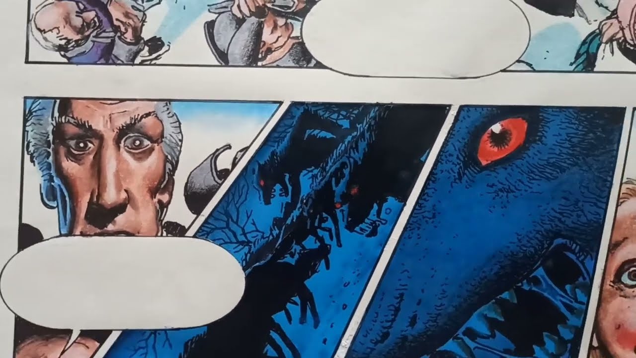 joies de paper: Richard Corben original art Fur Trade