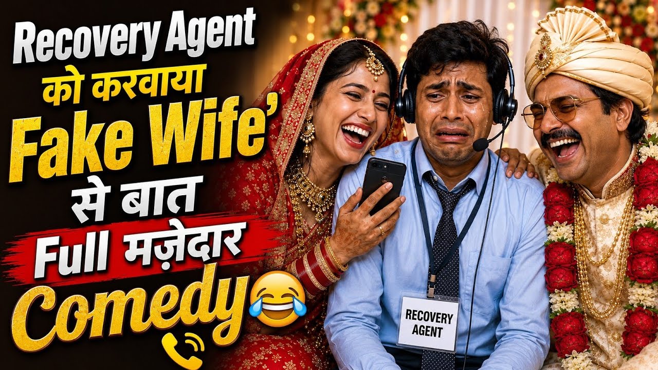 Recovery Agent को करवाई Fake Wife' से बात Full मज़ेदार Comedy | Recovery Agent Funny Call | 