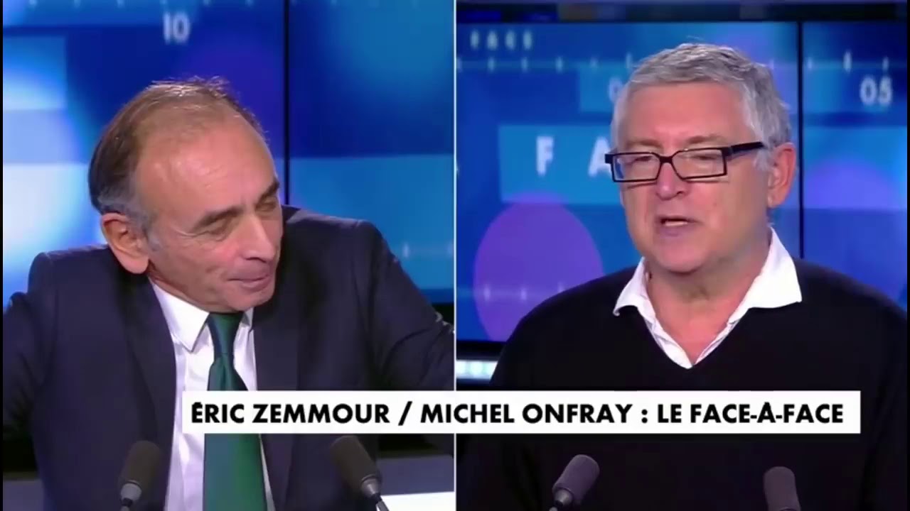 Michel Onfray Eric Zemmour anti mat&eacute;rialisme Civilisation Islam