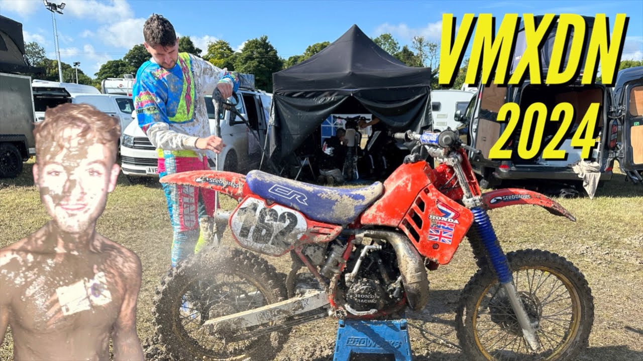 RACING A 1986 HONDA CR 250 AT VMXDN FOXHILLS !!