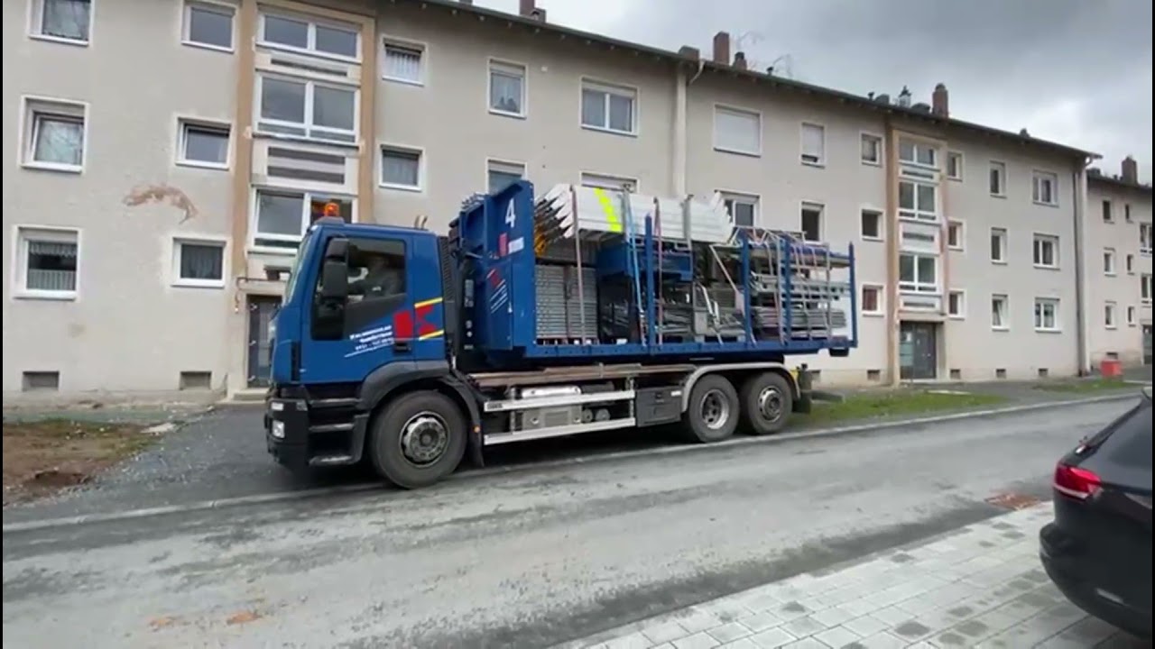 Baustellenlogistik bei Kolbenschlag Gerüstbau