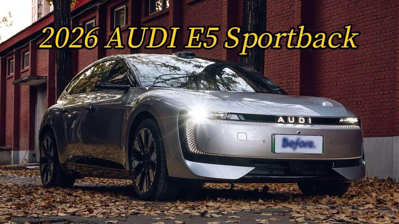 2026 AUDI E5 Sportback ｜China-Specific Vehicles？