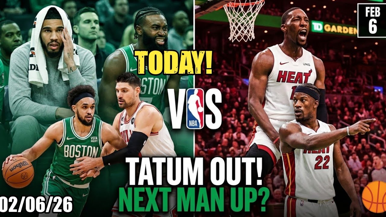 TATUM OUT! 😱 Celtics vs Heat Predictions: Can Miami Pull an Upset? 6 Feb, 2026