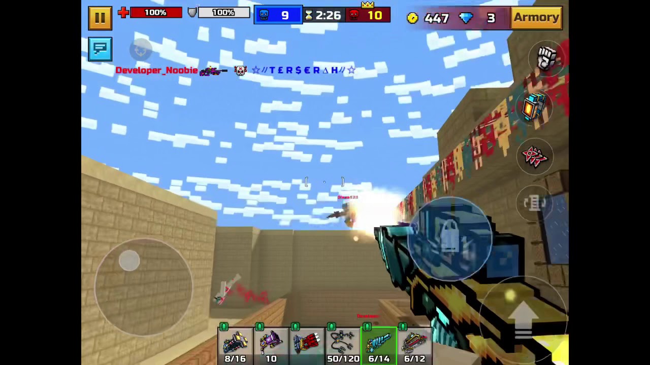 Pixel gun 3D. call of sirens review.