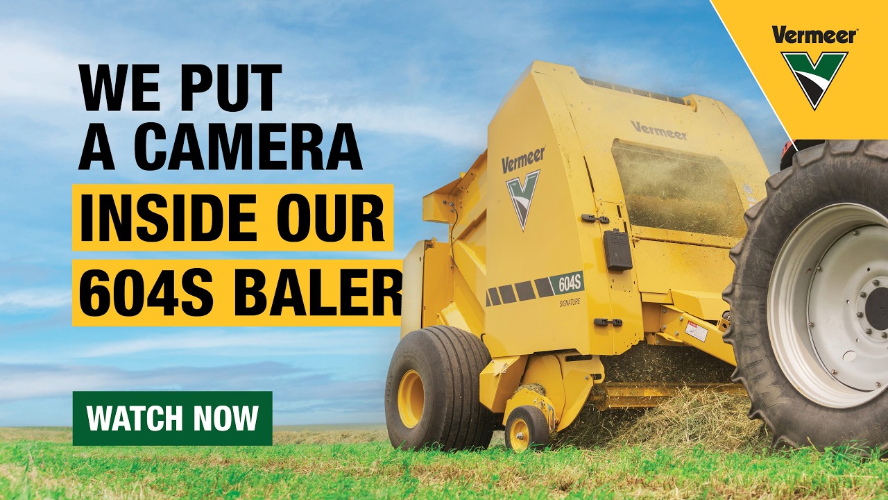 Inside the Vermeer 604S Signature baler