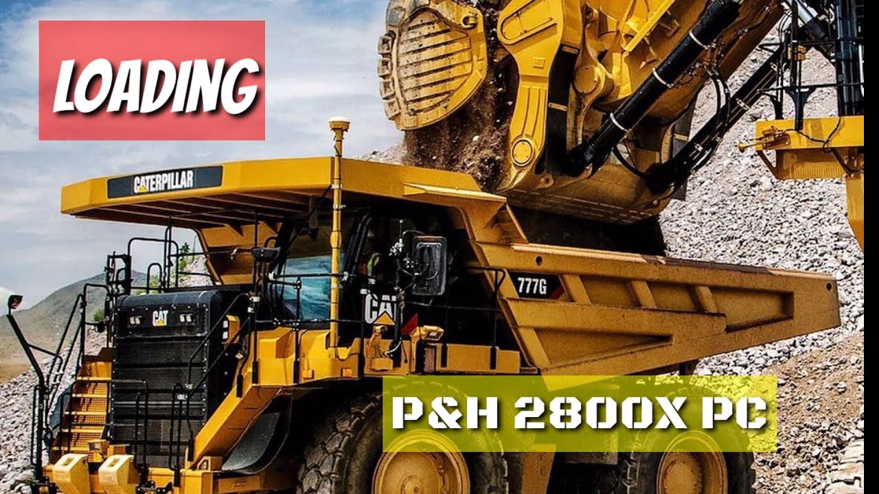 P&H 2800X PC shovel Equipment mining