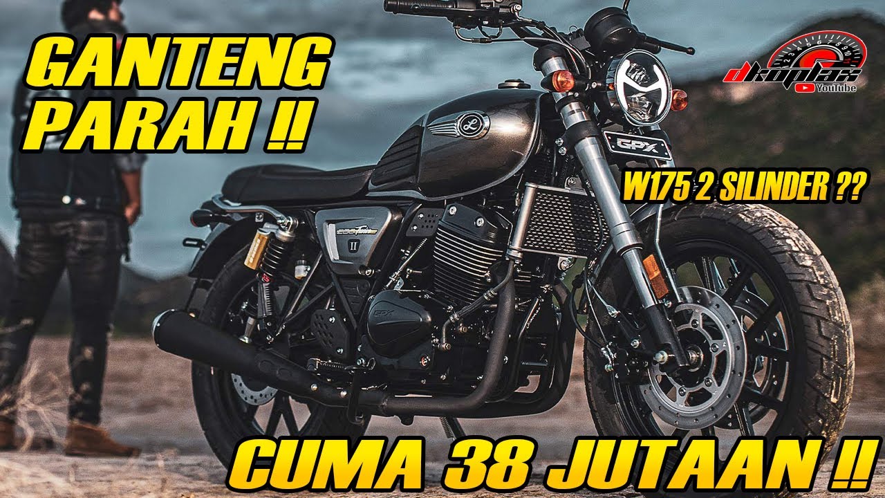 CUMA 38 JUTAAN ! MOTOR BARU 250 CC 2 SILINDER UPSIDE DOWN ,SHOK YSS ! TAMPANG MIRIP KAWASAKI W175
