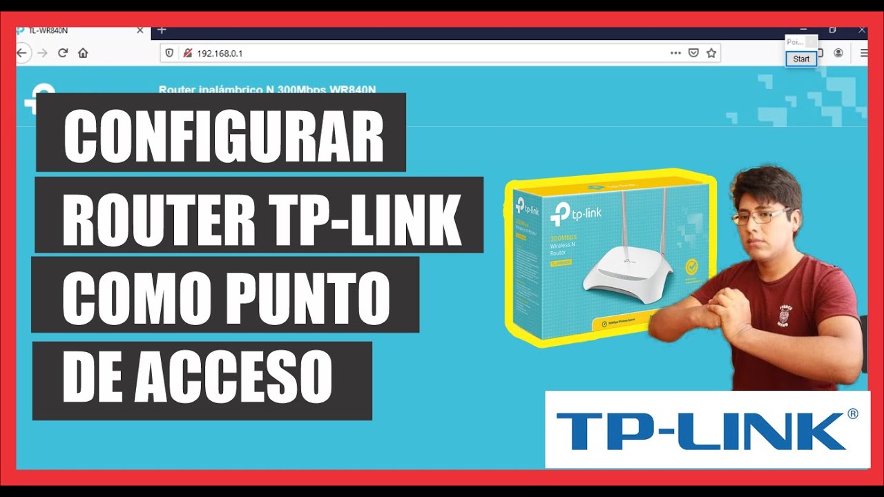 Configurar Router Tp-link Como Punto de Acceso ⚠️2023⚠️