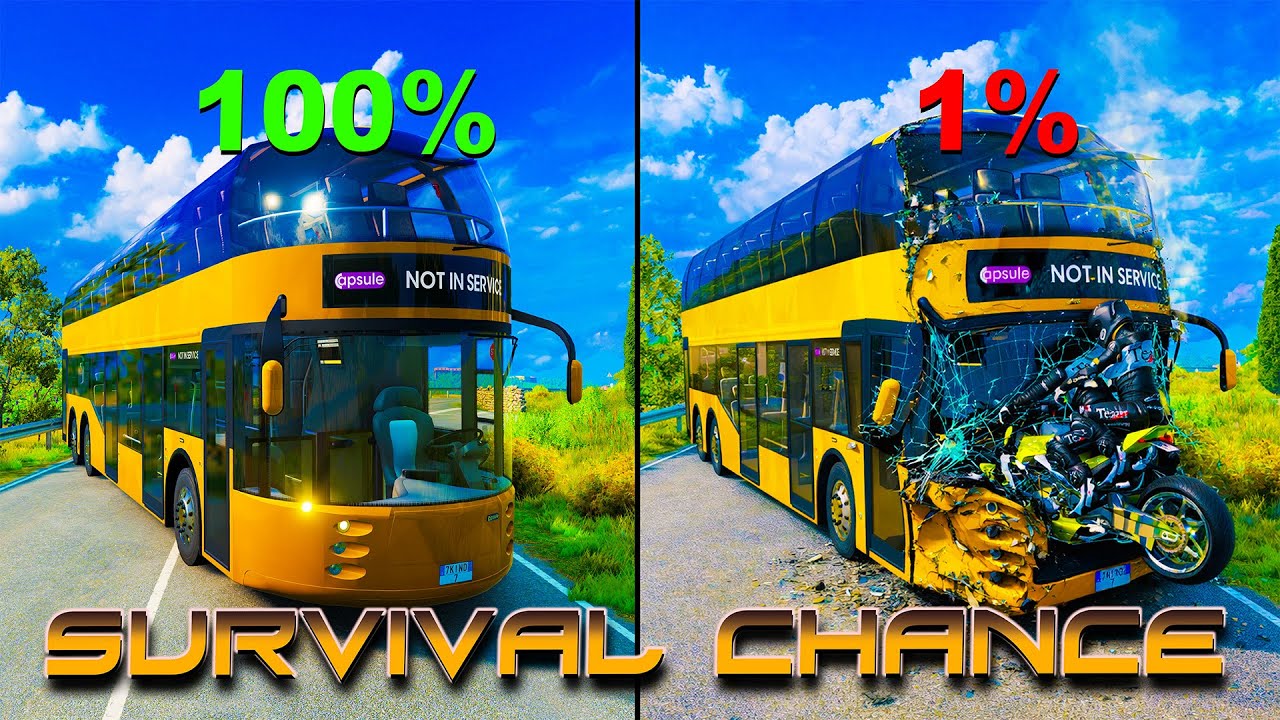 BeamNG Survival Chance Test (With Dummies) | Epic Crashes & Modded Cars #6