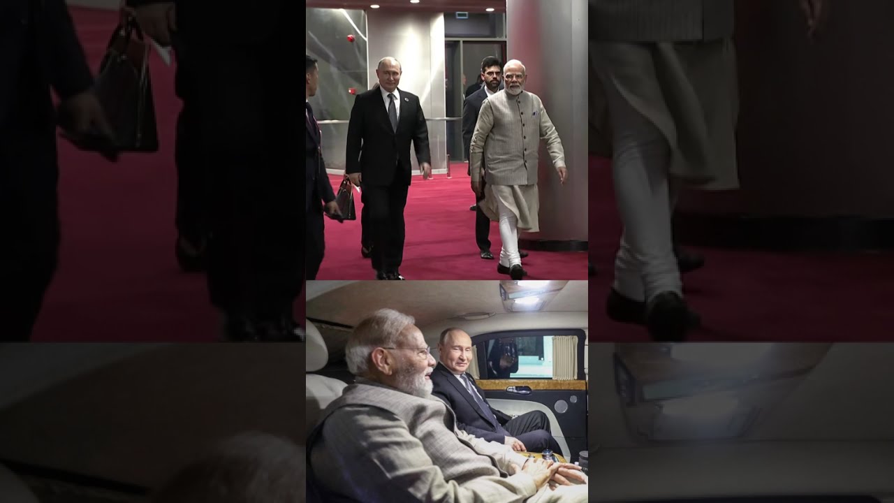 Modi, Putin travel together for 6th World Nomad Games inauguration