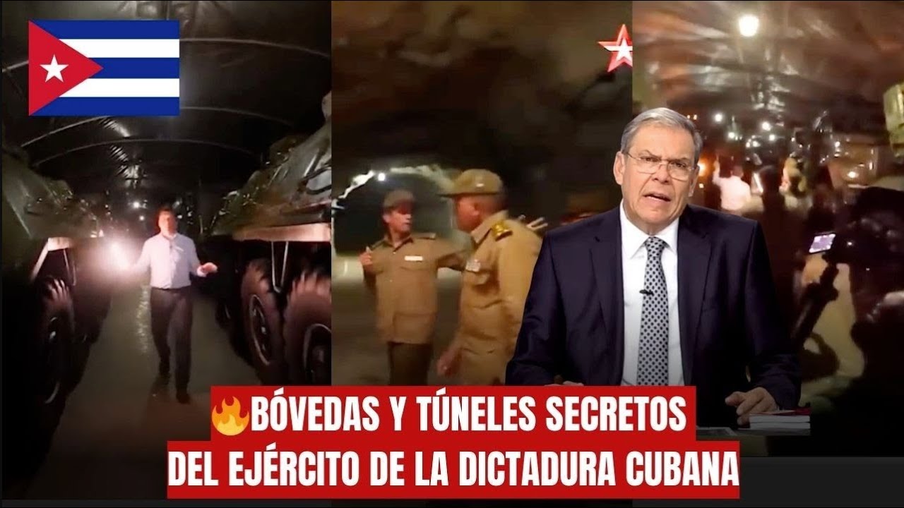 🚨EXCLUSIVO: Así son las bóvedas y túneles secretos del ejército de la dictadura cubana
