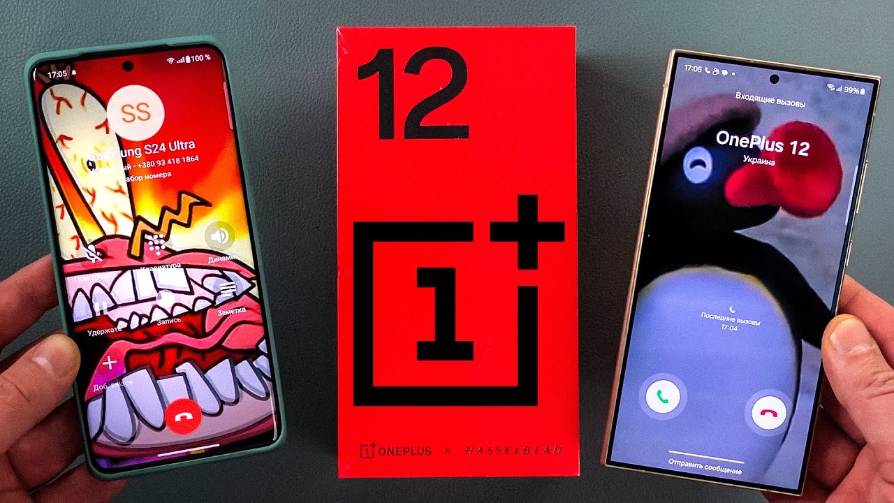 OnePlus 12 x Hasselblad - Unboxing, Boot Animation, Incoming Call, Outgoing Call & Samsung S24 Ultra