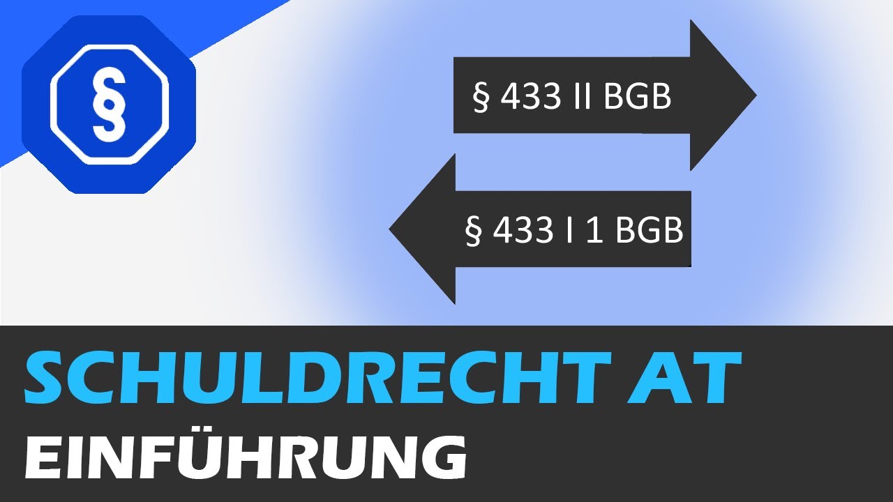 Einf&uuml;hrung - Schuldrecht AT 01