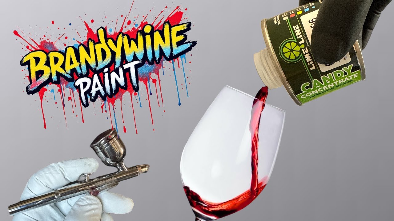 Mixing and Spraying Brandywine Candy Paint using LiME LiNE