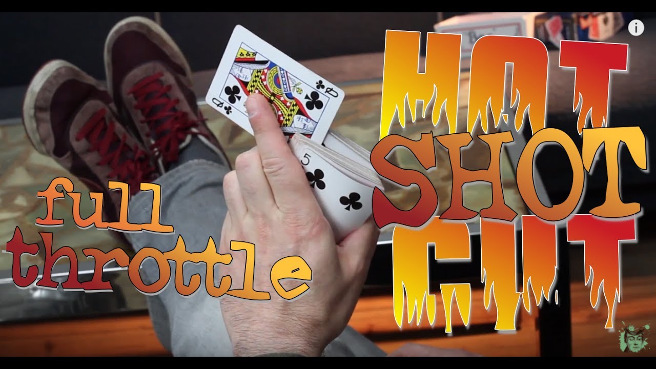 HOT SHOT CUT card trick TUTORIAL ... well explained, easy to follow!
