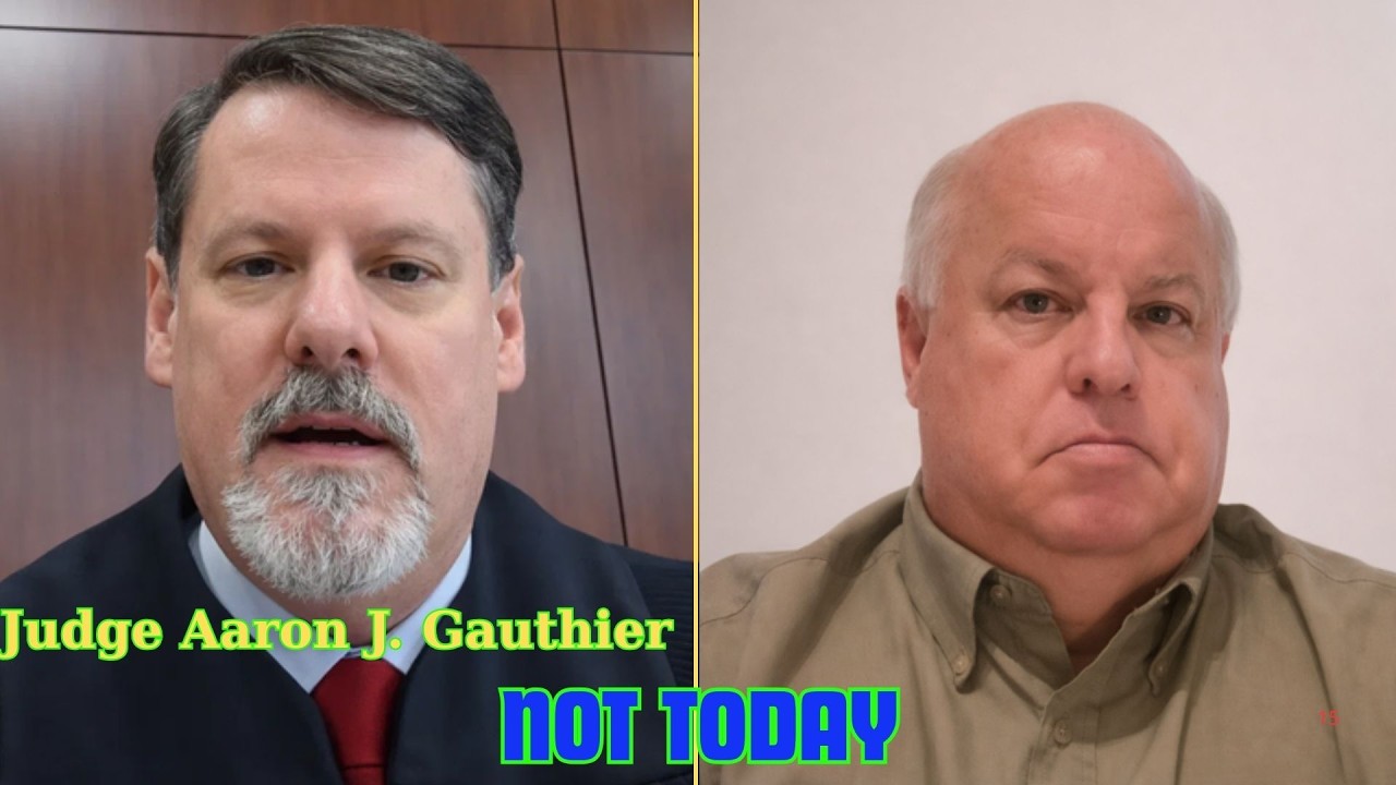 Судья Аарон Дж. Готье ПРЕКРАЩАЕТ рассмотрение дела на середине слушания – «Я не могу вынести реше...